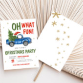 Oh wat een leuke truck kerstfeest kaart