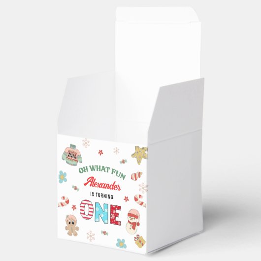 Oh wat een leuke winter kerst 1e verjaardag bedankdoosjes (Geopend)