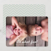 Oh, wat een look Holiday-fotokaart Feestdagenkaart (Voorkant / Achterkant)