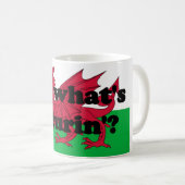 "Oh, wat gebeurt er?" Koffiemok (Voorkant rechts)