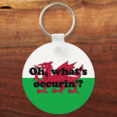 "Oh, wat gebeurt er?" Sleutelhanger (Voorkant)