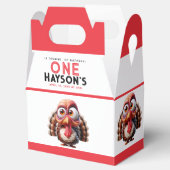 Oh wat is leuk Karikaturen Turkije 1e Verjaardag Bedankdoosjes (Geopend)