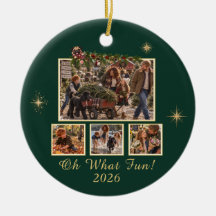 Oh Wat Leuk 4 Foto Kerst Ornament