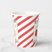 Oh, wat leuk dat het één is - Kerstmis - Papieren Bekers (Links)