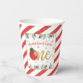 Oh, wat leuk dat het één is - Kerstmis -  Papieren Bekers (Voorkant)