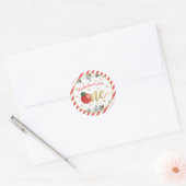 Oh, wat leuk dat het één is - Kerstmis - Sticker (Envelop)