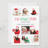 Oh wat leuk foto sjabloon Kerstmis (Voorkant)