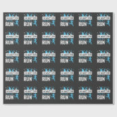 Oh wat leuk is het om Christmas Runner Running uit Cadeaupapier (Vlak)