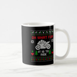 Oh, wat leuk is het om de motorfiets met een lelij koffiemok