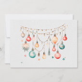 Oh wat leuk! Kerstbal Ornament Verjaardagsfoto Kaart (Achterkant)