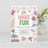 Oh wat leuk | Kerstfeest voor de winter Kaart (Staand voorkant)