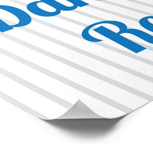 Oh wat leuk om een blauwe groene eerste verjaardag poster (Hoek)