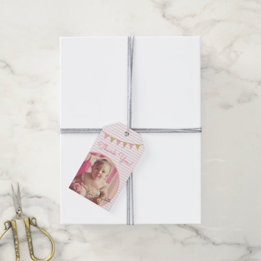 Oh, wat leuk om one roze & Gold te zijn Bedankt Cadeaulabel (Met Touw)