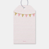 Oh, wat leuk om one roze & Gold te zijn Bedankt Cadeaulabel (Achterkant)