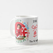 Oh Wat Leuke Kersttrui Foto Koffie Mok (Voorkant links)