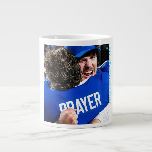 Oh, we zijn halverwege..! extra grote beker (Voorkant)