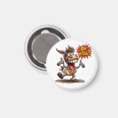 "Oh Well Donkey" Standing Magnet Magneet (Voorkant / Achterkant)