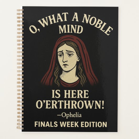 Oh what a noble mind... planner (Voorkant)