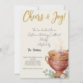 Oh What Fun Christmas Cocktail Party Invitation (Devant)