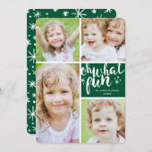 Oh What Fun Collage Carte photo de vacances (Devant / Derrière)