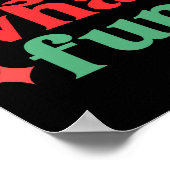Oh What Fun Festive Holiday Tygraphy  Poster (Hoek)