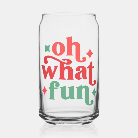 Oh What Fun - Festive Holiday Typographie (Recto)