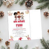 Oh What Fun, Genre Christma Fête Invitation