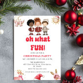 Oh What Fun, Genre Christma Fête Invitation