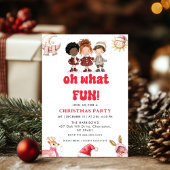 Oh What Fun, Genre Christma Fête Invitation