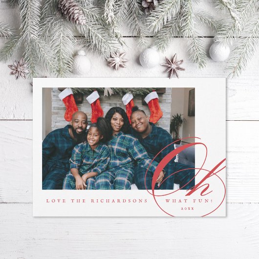 Oh What Fun Holiday Carte photo