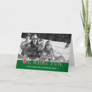 Oh What Fun Holiday Photo Card Feestdagen Kaart