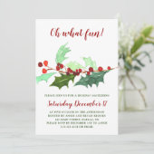 Oh What Fun| Invitation Noël (Debout devant)