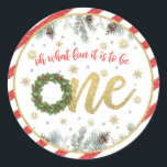 Oh What Fun it to Be One - Christmas (WR)<br><div class="desc">Un article parfait pour compléter n'importe quelle fête d'anniversaire de Noël!</div>