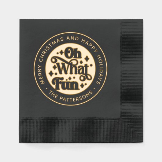 Oh What Fun Joyeux Noël Joyeux Joyeux Vacances (Recto)