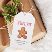 Oh What Fun | Kerstzoet | Ginger Cookies Cadeaulabel