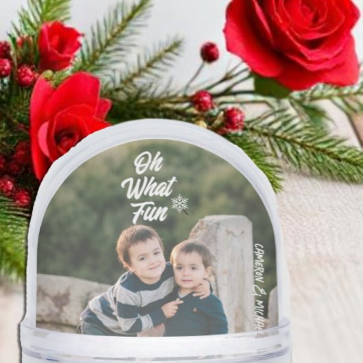 Oh What Fun Kids Photo Christmas