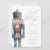 Oh What Fun Nutcracker 1st Birthday Invitation (Devant)