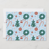 Oh What Fun Snow Kerstfeestdag Foto Kaart (Achterkant)