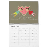 Oh Whimsical ! Calendrier Flexi personnalisé 2012 (Feb 2027)