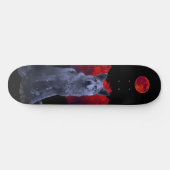 Oh Wolf Moon | Goth Werewolf Skateboard (Horz)