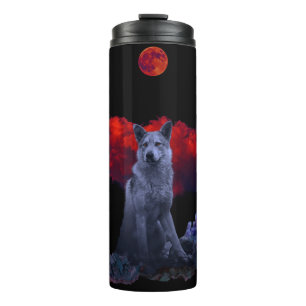 Oh Wolf Moon   Koffie voor thermische Gothic Thermosbeker