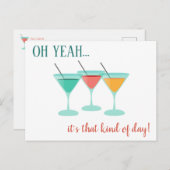 OH YEAH...zo'n dag Briefkaart (Voorkant / Achterkant)