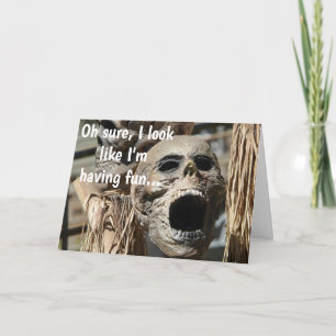 Oh zeker, ik zie eruit alsof ik plezier heb ... ge kaart