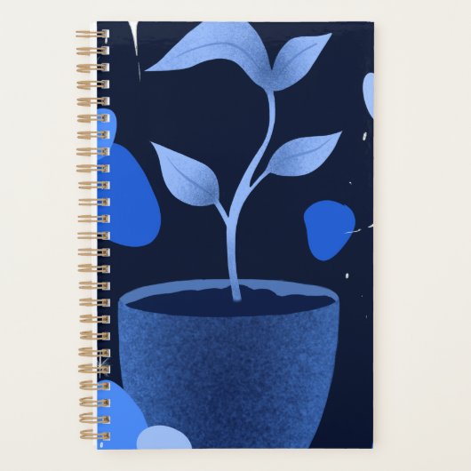 Oh zo blauw Notitieblok Planner (Voorkant)