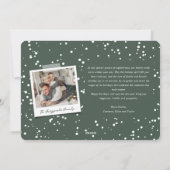 Oh, zo eenvoudig Jolly Simple Script Modern kerstf Feestdagenkaart (Achterkant)