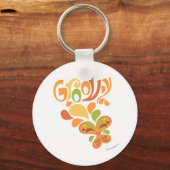 Oh, zo groovy leuke typografie sleutelhanger (Voorkant)