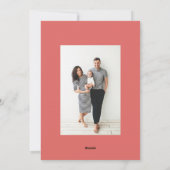 Oh Zo Merry Rode Script Collage 3 Foto Kerstkaart (Achterkant)