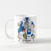 O'Hagan Family Crest Koffiemok (Links)