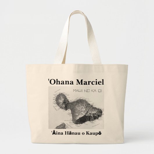 Ohana Marciel Jumbo Canvas Tas (Voorkant)