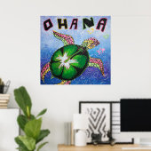 Ohana Means Family Poster (Bureau à domicile)